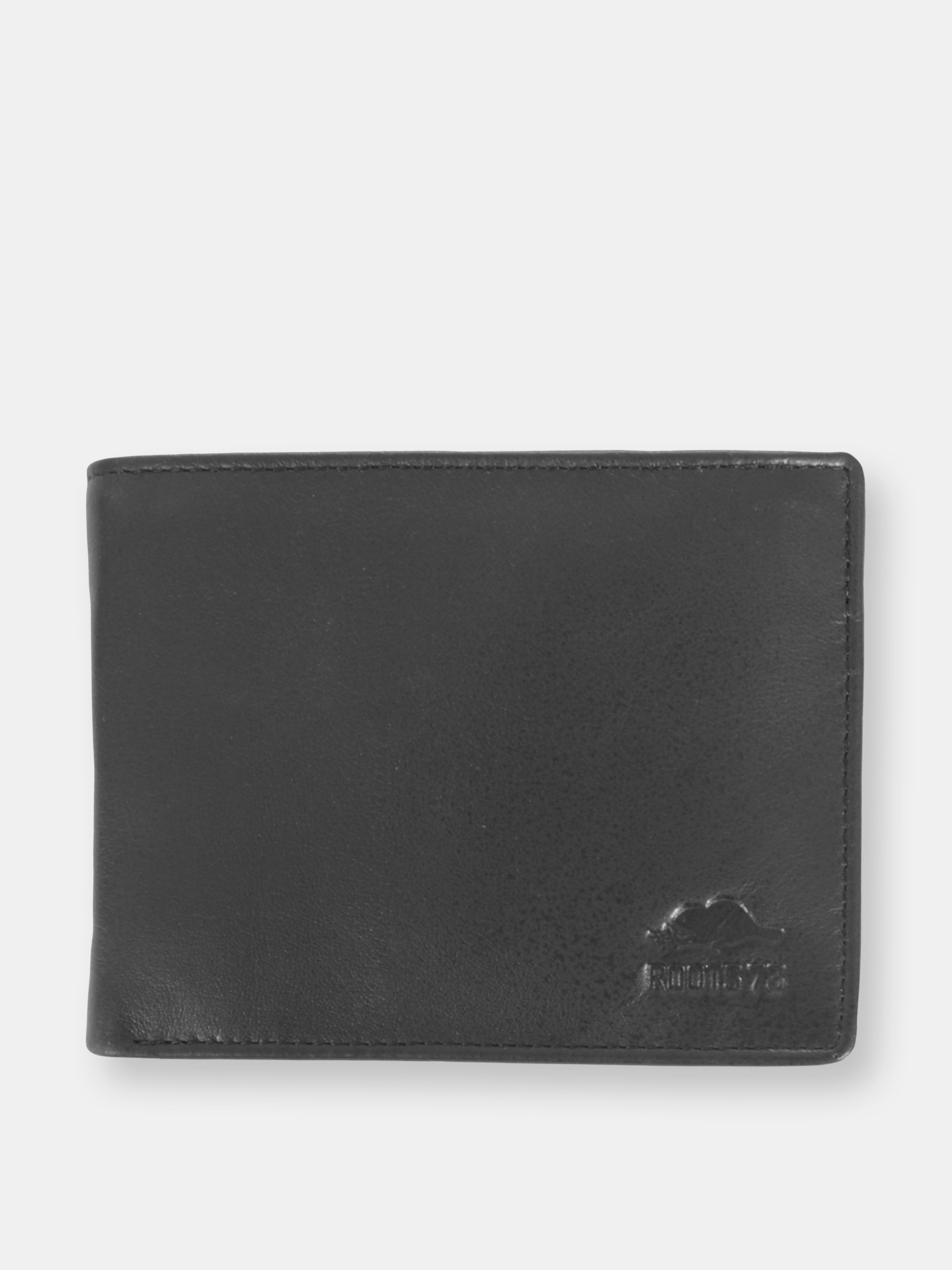 Roots 73 Slimfold Leather ID Wallet with RFID 